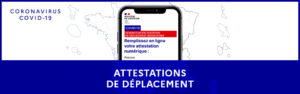ATTESTATION DÉPLACEMENT COVID 19